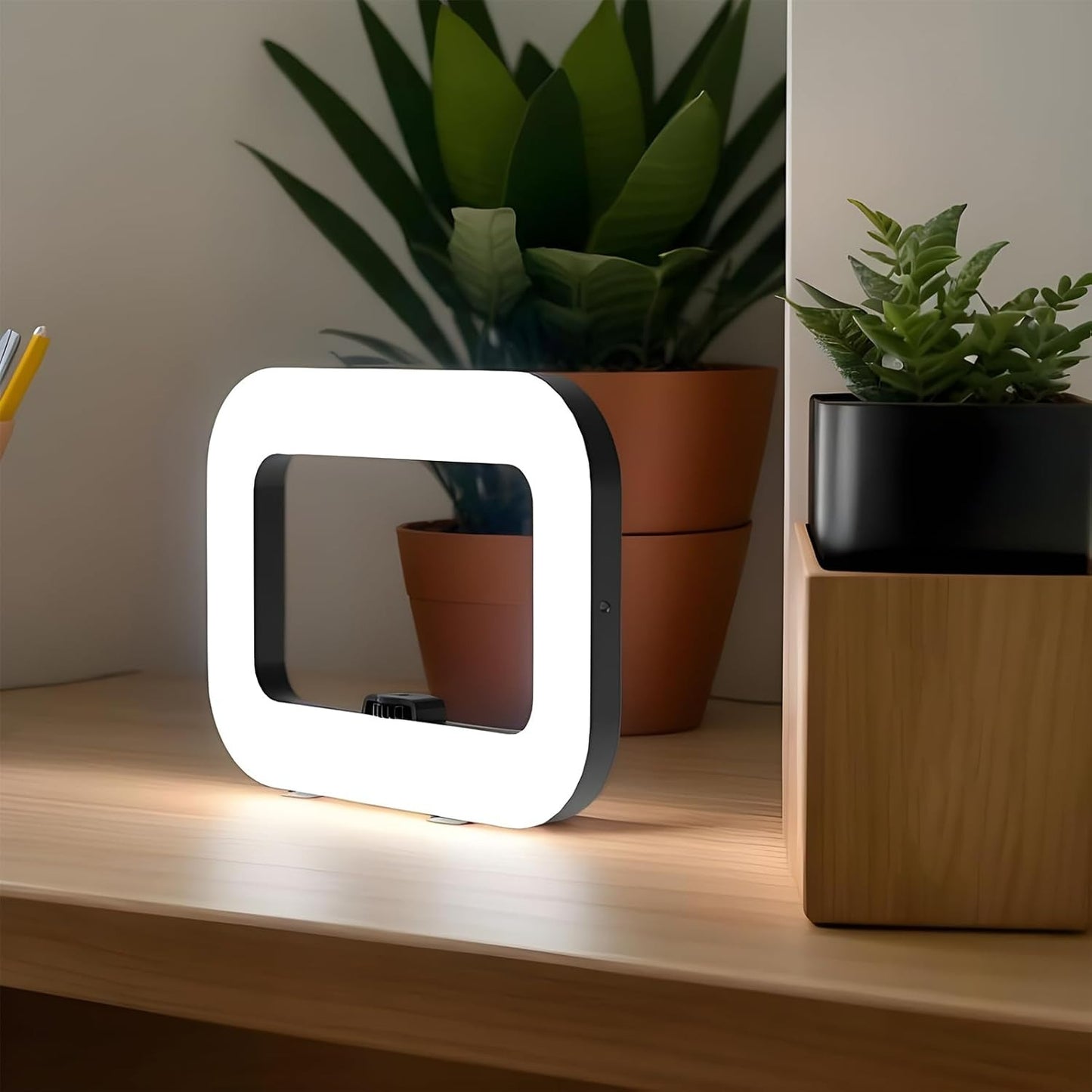 MTech Handheld LED Ring Light Video Rig with Adjustable Tripod for Phones & Cameras