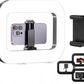 MTech Handheld LED Ring Light Video Rig with Adjustable Tripod for Phones & Cameras