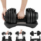 MSportz 24kg Adjustable Dumbbell Set (2 Piece)