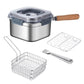 Multi-Functional Square Deep Fryer & Cookware Set