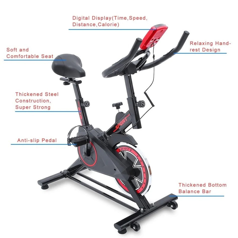 MSportz Indoor Cycling Bike with LED Display