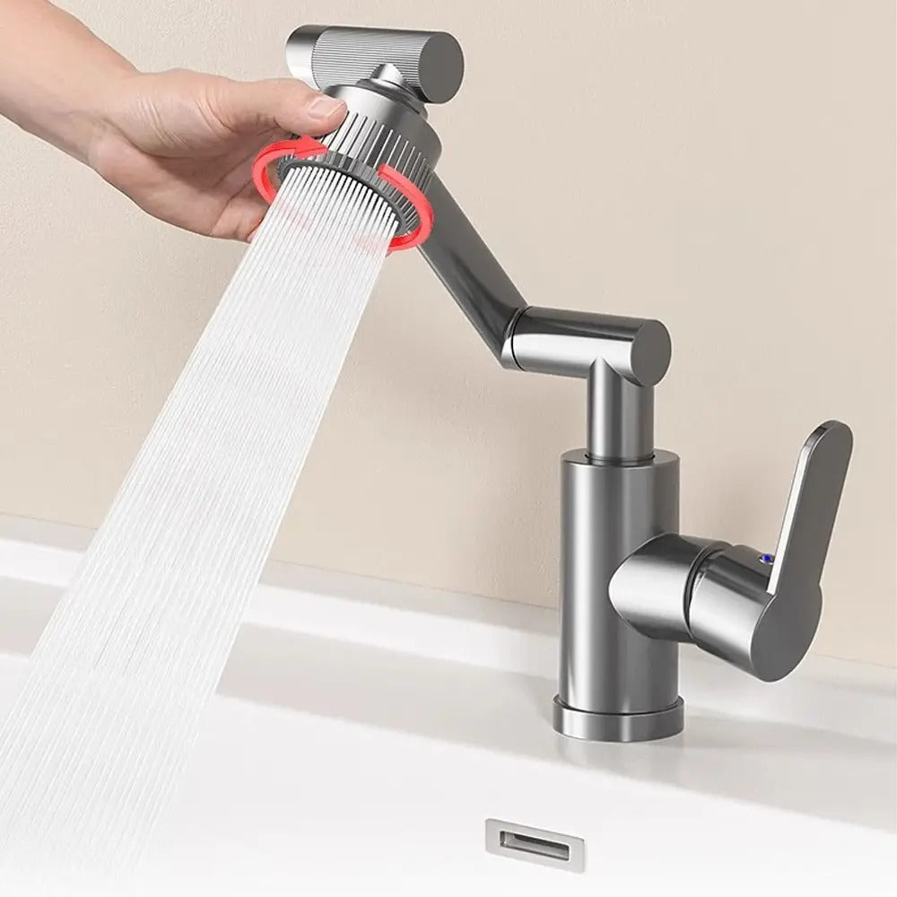 MHome 360° Swivel Kitchen & Bathroom Faucet with Aerator – Graphite