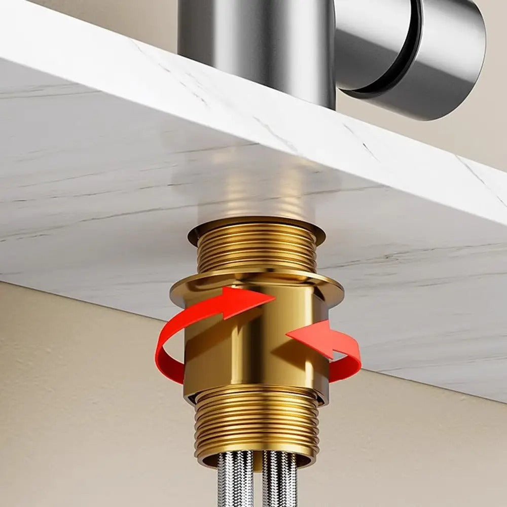 MHome 360° Swivel Kitchen & Bathroom Faucet with Aerator – Graphite