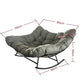 MFurn Roch Inspired Double Egg Rocking Chair With Oversized Padded Cushion