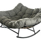 MFurn Roch Inspired Double Egg Rocking Chair With Oversized Padded Cushion