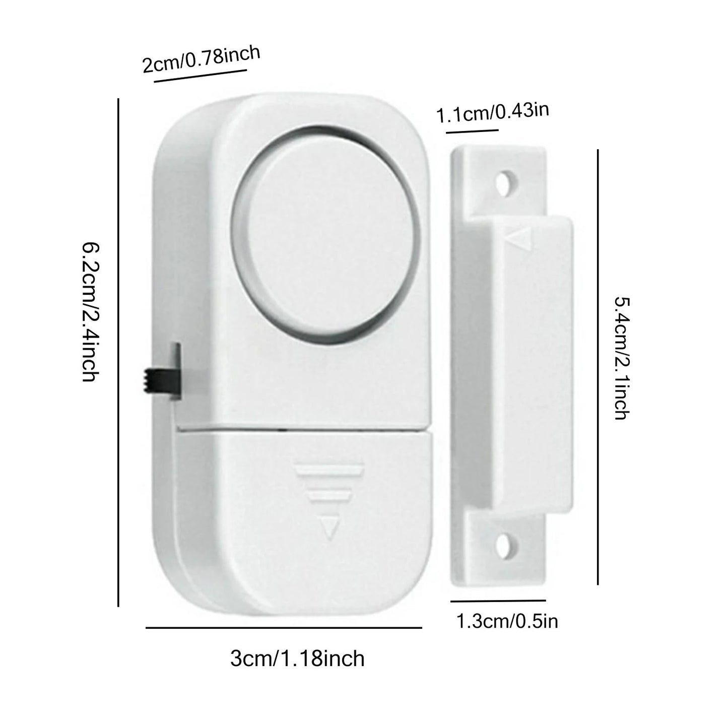 MHome Door & Window Alarm 90dB Magnetic Burglar Security System
