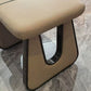 MFurn Leather-Upholstered Square Soft Seat Bench