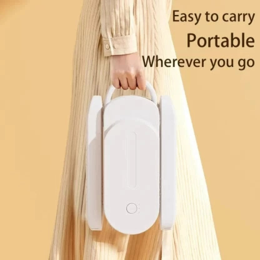 Electric Shoe Dryer & Sterilizer Hanger – Portable Foldable Deodorizing Heater (White)