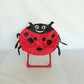 Mhome Kids Ladybug Red Foldable Camping Chair Portable Polyester Outdoor Seat