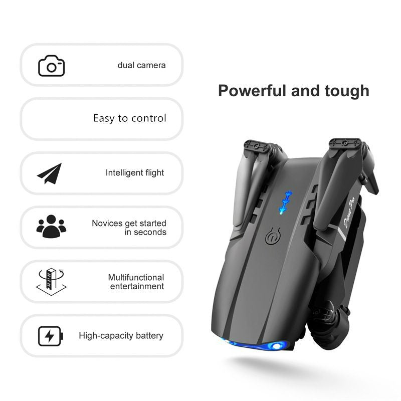 MTech Foldable Dual Camera Drone with Remote Control, 4K, Headless Mode and 360 Degree Flips