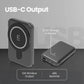 Magnetic Wireless Power Bank, 5000mAh with Type-C and LED Battery Indicator
