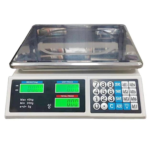 MTech Digital Price Computing Scale – High-Precision ACS Series Retail Weighing Scale (Up to 30kg)