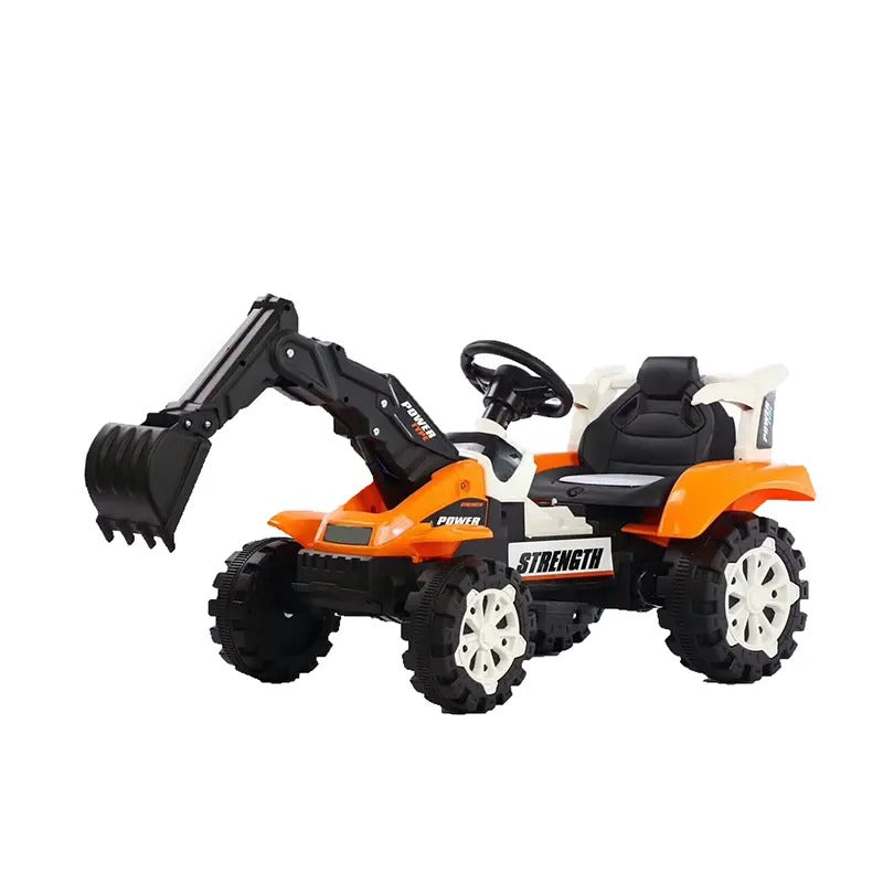 Kids Electric Forklift Ride-On with Bucket, Music & Lights | 6V Battery | Realistic Construction Design