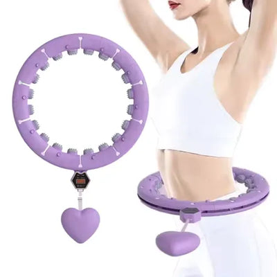 Smart Weighted Fitness Hula Hoop with Digital Counter