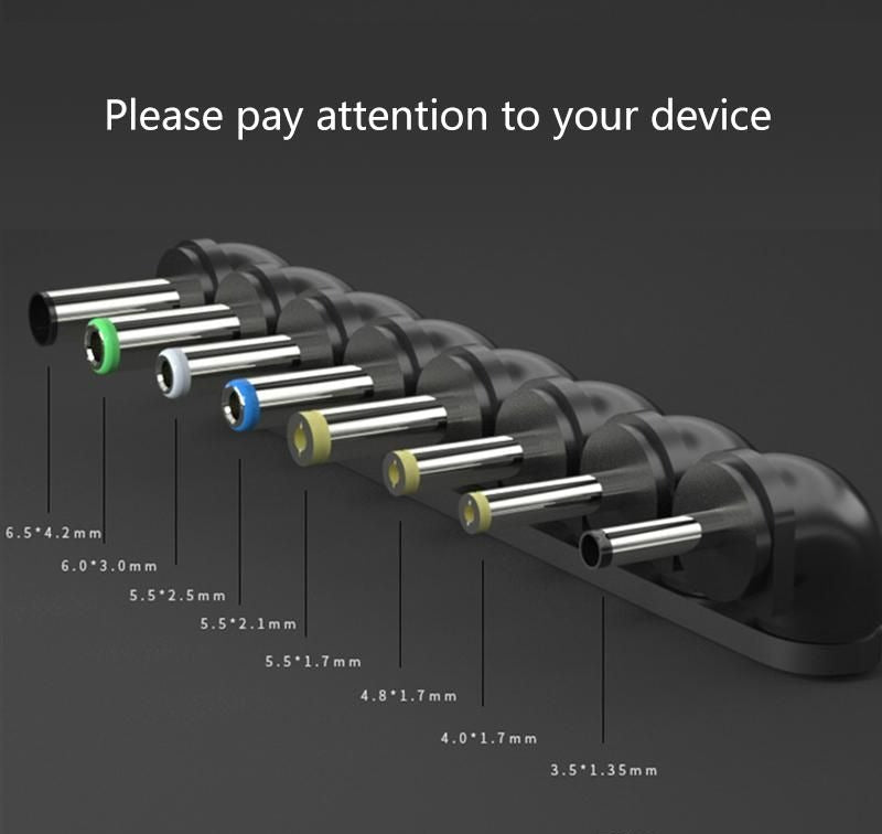 120W Universal Laptop Charger | 12–24V Adjustable Notebook Power Adapter
