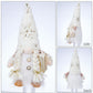 Christmas Gnome with LED Lights, 30 cm Plush Swedish Tomte Elf Doll, Battery-Operated Holiday Decoration