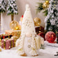 Christmas Gnome with LED Lights, 30 cm Plush Swedish Tomte Elf Doll, Battery-Operated Holiday Decoration