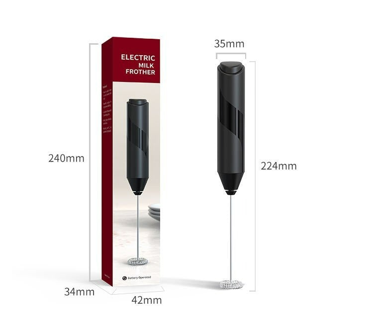 MHome Rechargeable Electric Milk Frother – USB Handheld Foam Maker Wand, Quiet Mixer
