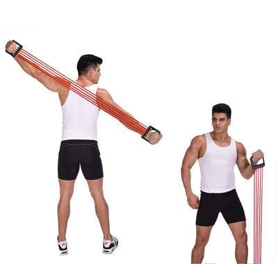 5-Tube Adjustable Chest Expander & Resistance Band Puller