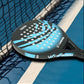 Carbon Fibre Padel Racket / Bat - Marble Design & Padded Carry Bag