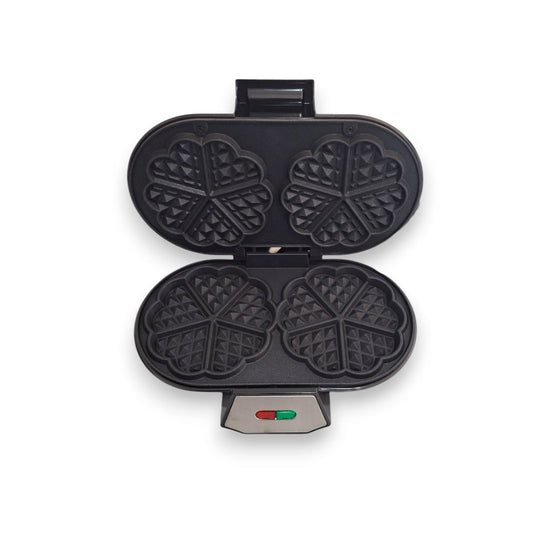 Condere Double Plated Flower-Shaped Waffle Maker – 1200W
