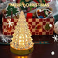 MHome Christmas Tabletop Tree Night Light with 16-Color RGB Touch Lamp