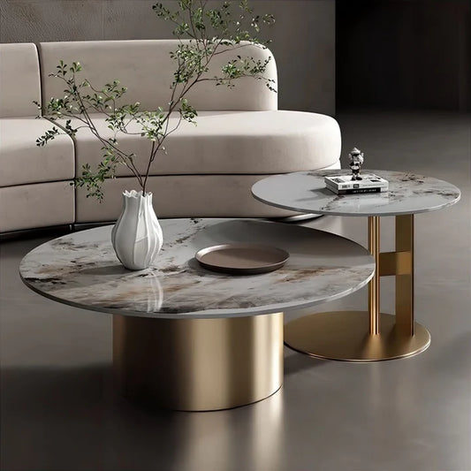 MFurn - Modern Round Nesting Tables Set 2pc