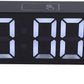 Rechargeable 25.5cm LED Digital Alarm Clock With Temperature+Day+Month And Date