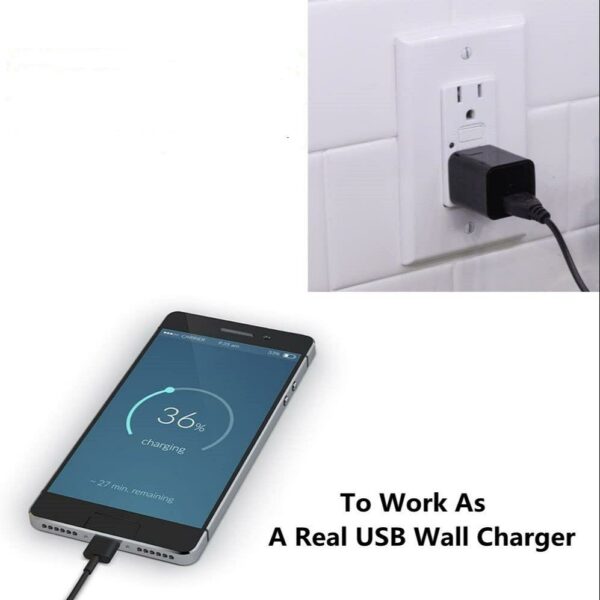 Spy USB Charger Camera Power Adapter With Micro SD Card Slot
