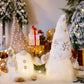 Christmas Gnome with LED Lights, 30 cm Plush Swedish Tomte Elf Doll, Battery-Operated Holiday Decoration