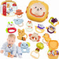 12-Piece Baby Rattles & Teethers Set with Storage Case – Sensory Toys for Newborns (0+ Months)