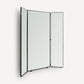 MFurn Folding Full Length Mirror, Three-Panel Freestanding Dressing Mirror, 170x150cm
