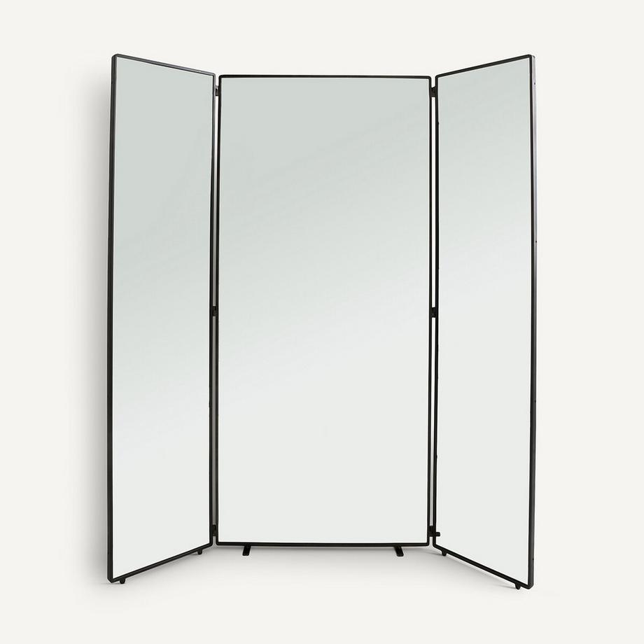 MFurn Folding Full Length Mirror, Three-Panel Freestanding Dressing Mirror, 170x150cm