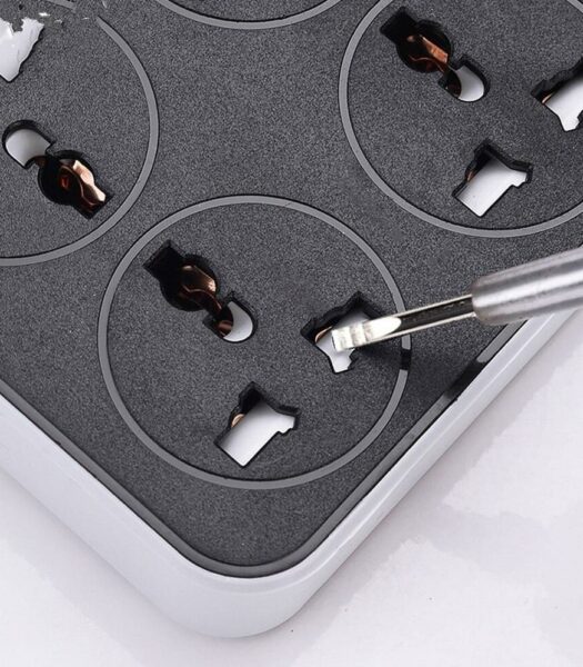 MTech Power Socket Extension with 3 USB Ports – 3000W, 2m Cable