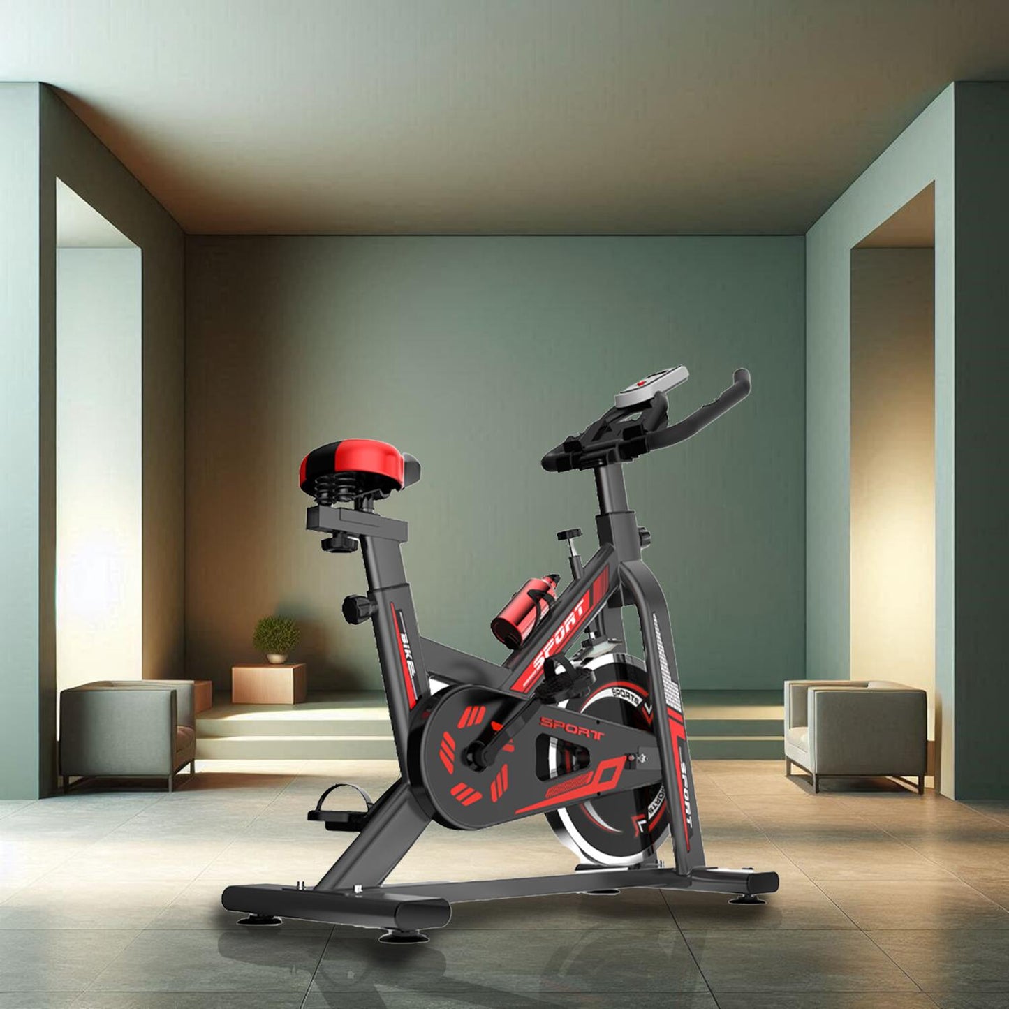 MSPORTZ 3.0 Indoor Exercise Bike – Silent Magnetic Resistance Cycling Bike for Home Gym