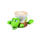2-in-1 Tortoise Coaster & Phone Stand – Fun Novelty Mug Holder