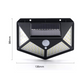 100 LED Solar Motion Sensor Wall Light – Outdoor Waterproof PIR Lamp with 3 Modes, 600LM Brightness
