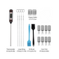 27-Piece Stainless Steel BBQ Grill Tools Set – Heavy-Duty Braai Accessories Kit