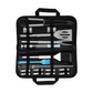 27-Piece Stainless Steel BBQ Grill Tools Set – Heavy-Duty Braai Accessories Kit