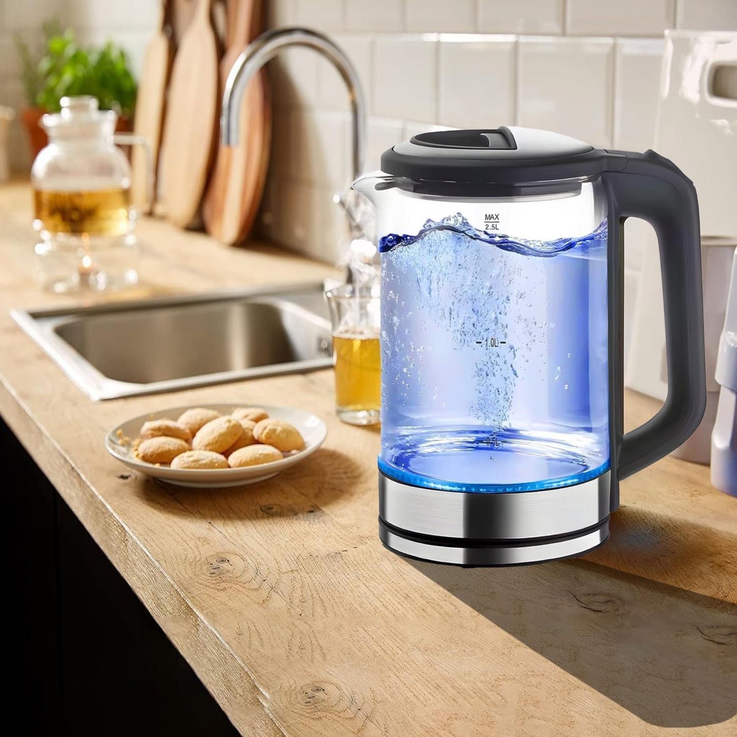 RAF  R.7943 Electric Kettle – 2.5L Capacity, 1500W Fast Boil with Auto Shut-Off