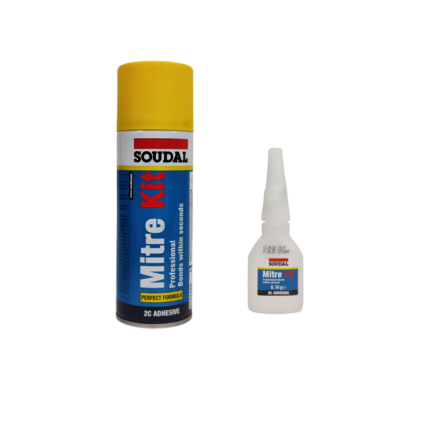 Mitre Kit Professional 2C Fast Adhesive – Spray Glue + Activator