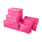 Packing Cubes for Suitcases – 6-Piece Travel Luggage Organizer Set with Laundry & Shoe Bags