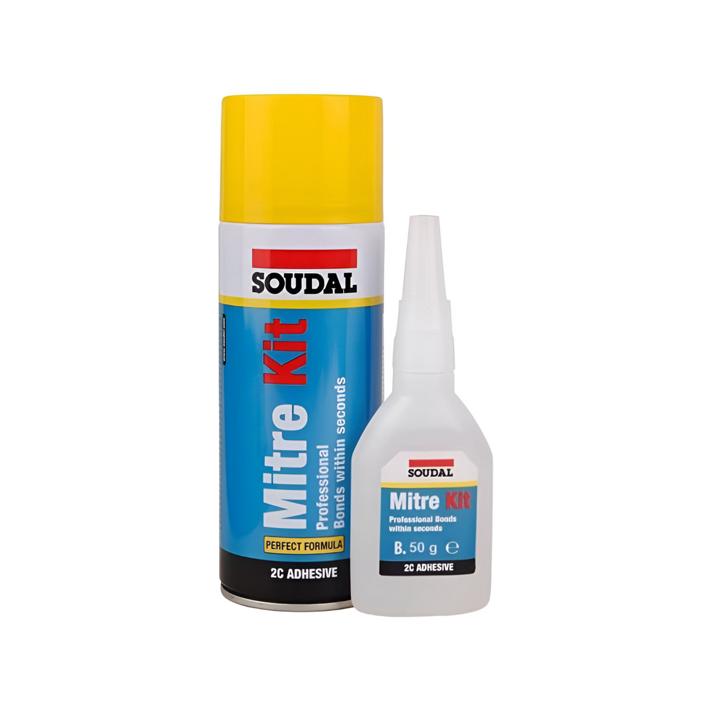 Mitre Kit Professional 2C Fast Adhesive – Spray Glue + Activator