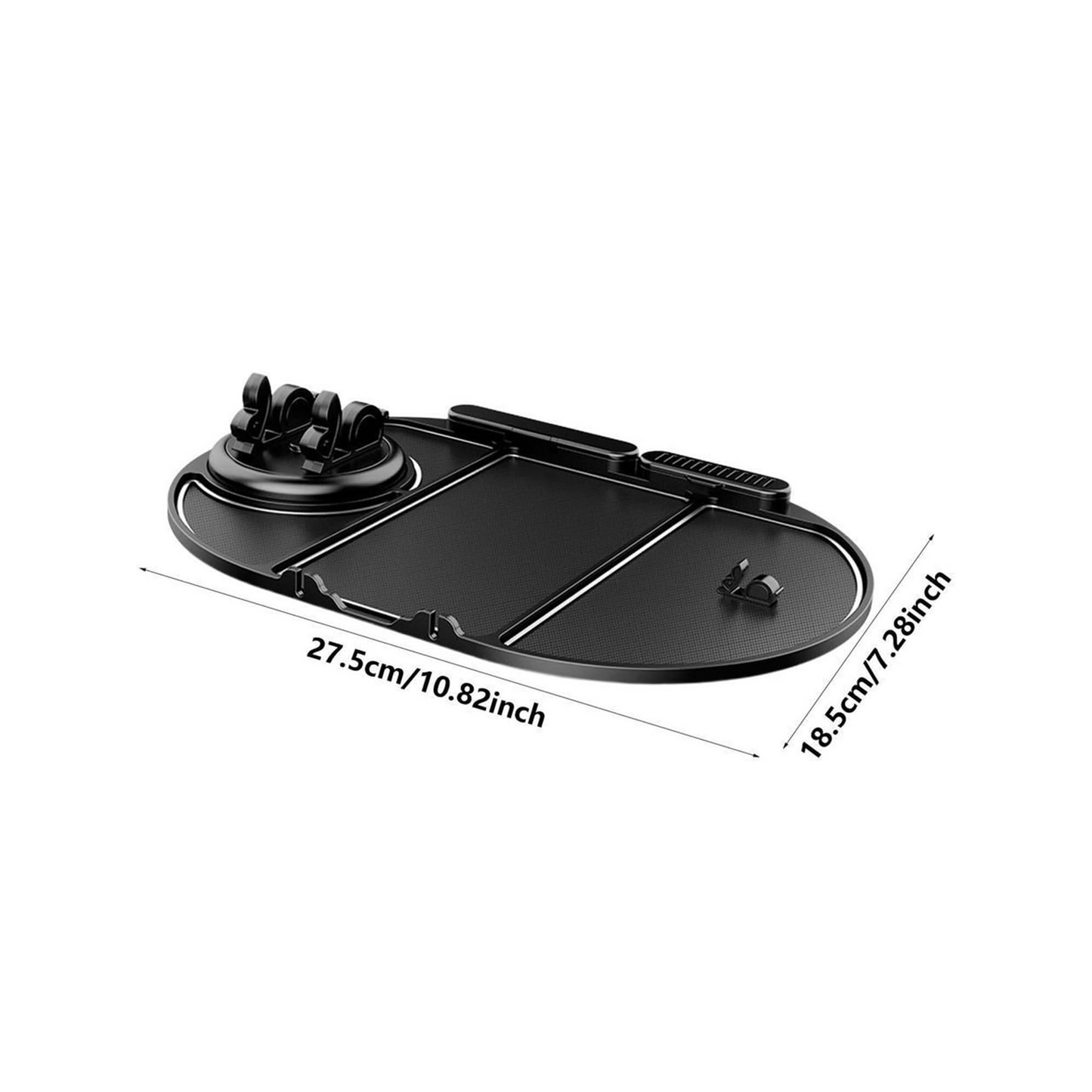 MTech Multifunctional Car Dashboard Anti-Slip Mat – 6-in-1 Non-Slip Phone Holder
