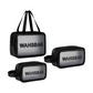 3-Piece Transparent Waterproof Toiletry & Cosmetic Travel Bag Set – Clear Zipper Organiser for Makeup & Essentials