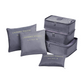 Packing Cubes for Suitcases – 6-Piece Travel Luggage Organizer Set with Laundry & Shoe Bags