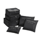 Packing Cubes for Suitcases – 6-Piece Travel Luggage Organizer Set with Laundry & Shoe Bags