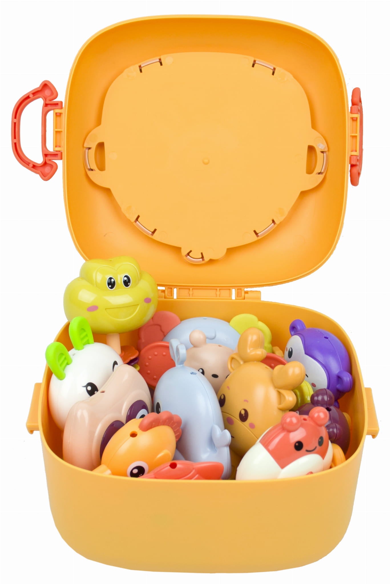 12-Piece Baby Rattles & Teethers Set with Storage Case – Sensory Toys for Newborns (0+ Months)