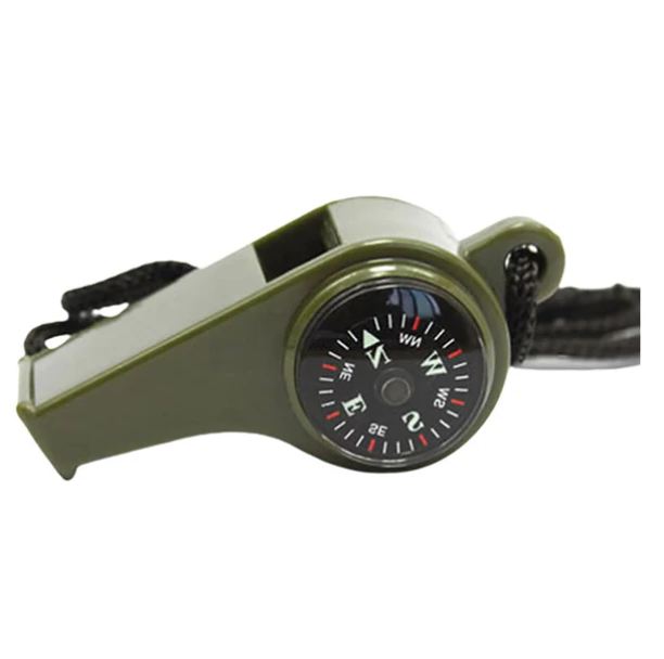 Camping/Hiking Compass Whistle