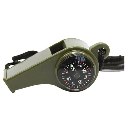 Camping/Hiking Compass Whistle